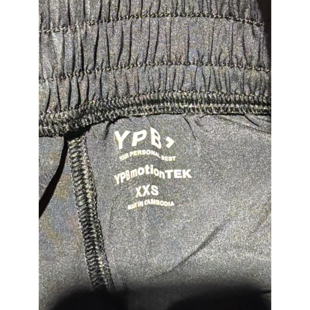 Abercrombie YPB Joggers Women XXS Black Cargo High Waist Athletic Pants EUC